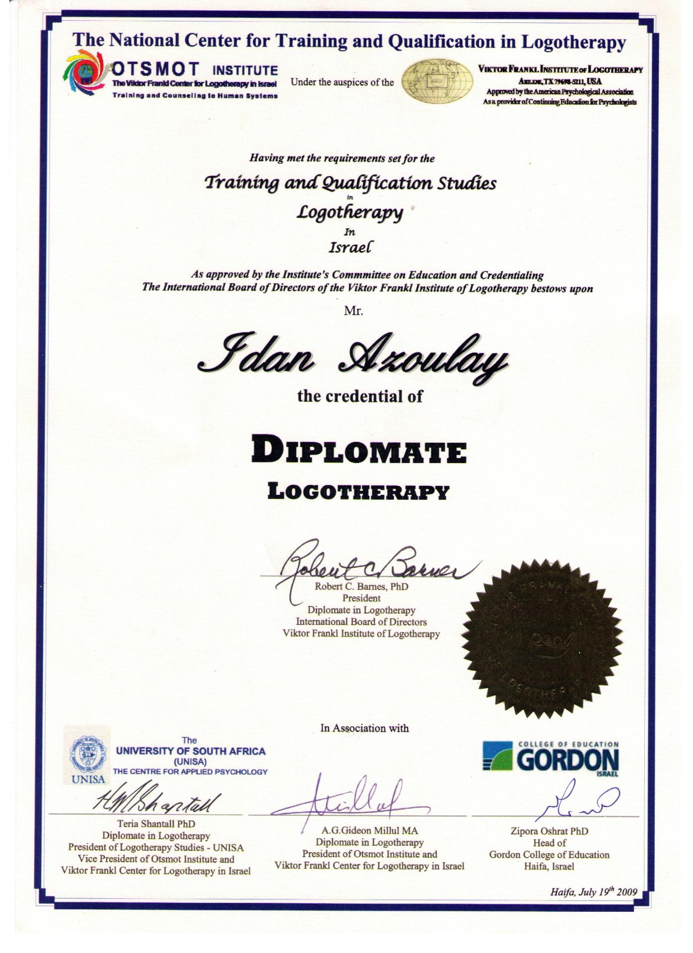Diplomate – Viktor Frankl Institute